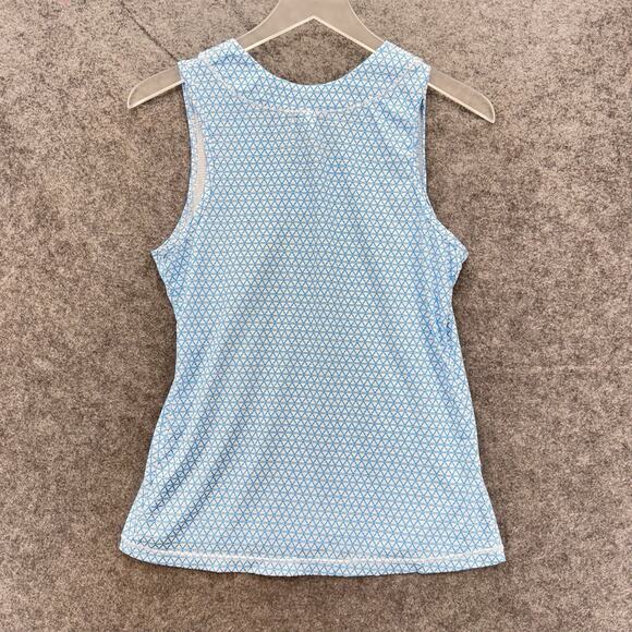 The Bubble Lifestyle Womens Tank Top Size M Blue Golf Tennis Pickleball Preppy - Picture 5 of 7